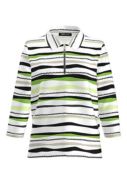 FRANK WALDER Poloshirt mit welligen Streifen günstig online kaufen
