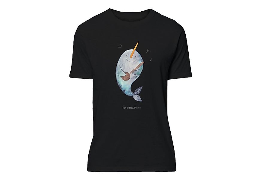 Mr. & Mrs. Panda T-Shirt Narwal Gitarre - Schwarz - Geschenk, Jubiläum, Geb günstig online kaufen