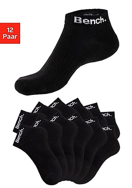 Bench. Sportsocken (Packung, 12-Paar) Tennis Kurzsocken mit Halbfußfrottee günstig online kaufen