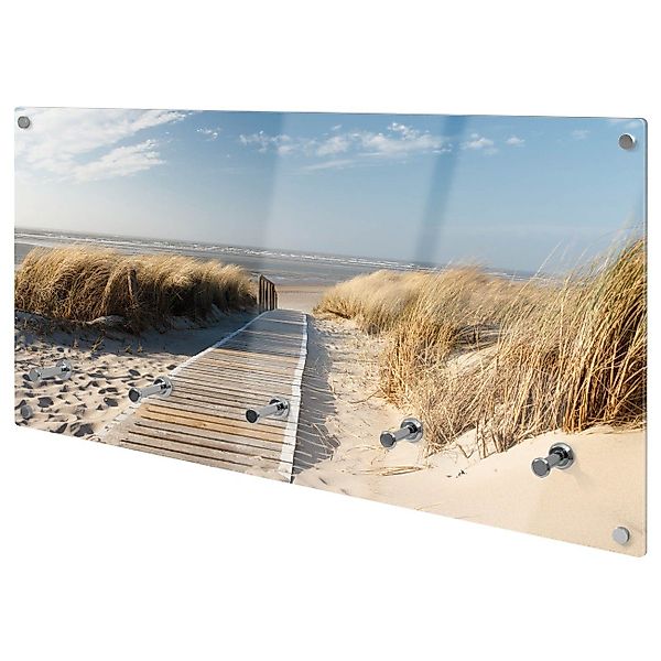 banjado Garderobenleiste Glas Dünen (Wandgarderobe, mit günstig online kaufen