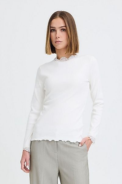 OXMO Langarmshirt OXNSuna Rib Longssleeve mit Spitzen Details günstig online kaufen