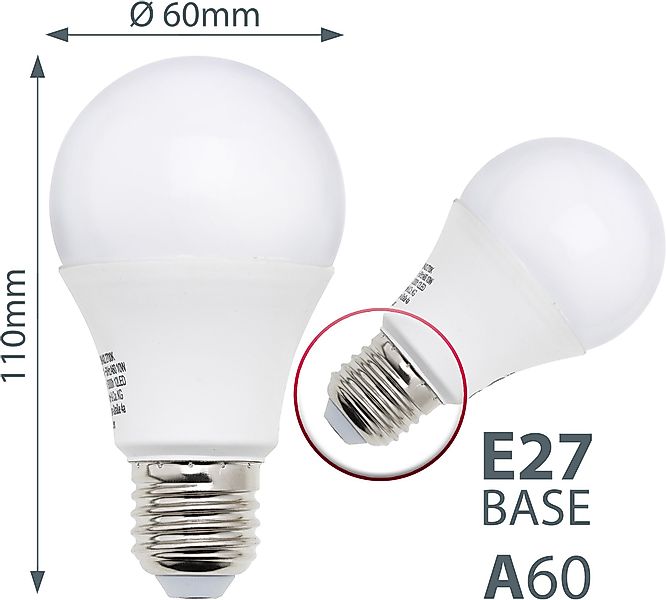 B.K.Licht LED-Leuchtmittel, E27, 5 St., Warmweiß, günstig online kaufen