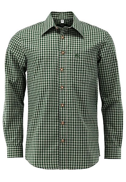 OS Trachten Trachtenhemd Panxeta Langarmhemd mit Stickerei auf der Brusttas günstig online kaufen