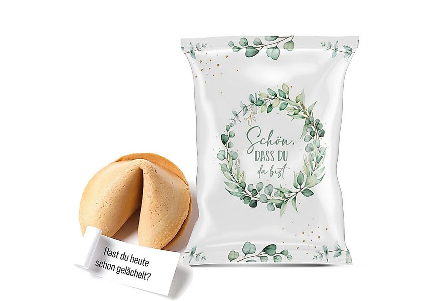 Logbuch-Verlag Dekofigur Glückskekse Schön, dass du da bist Gastgeschenk Ho günstig online kaufen