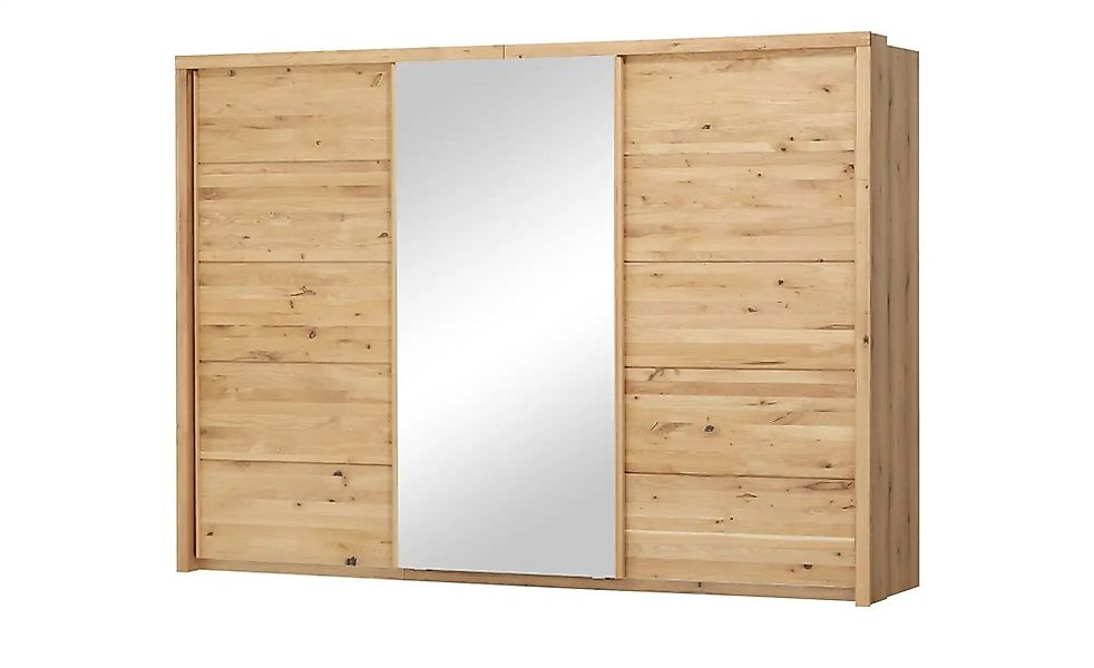 smart Schwebetürenschrank  3-türig  Oslo ¦ holzfarben ¦ Maße (cm): B: 284 H günstig online kaufen