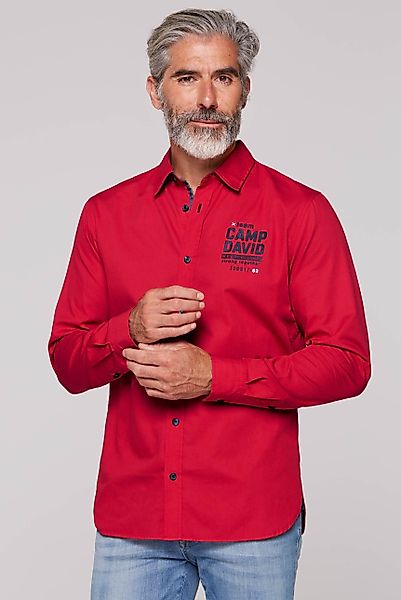 CAMP DAVID Langarmhemd, aus Baumwolle günstig online kaufen