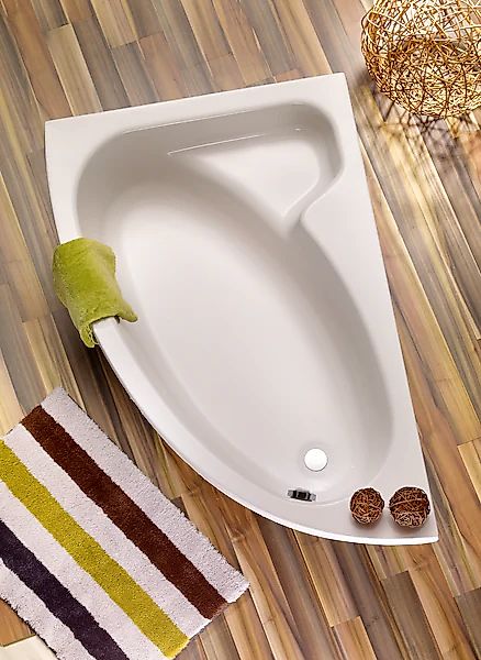 OTTOFOND Badewanne »Salinas« Höhe 58 cm mit Wannenträger und Ablaufgarnitur günstig online kaufen