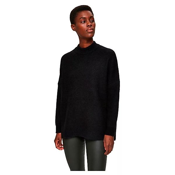 Selected Lulu Enica O Hals Sweater L Black günstig online kaufen