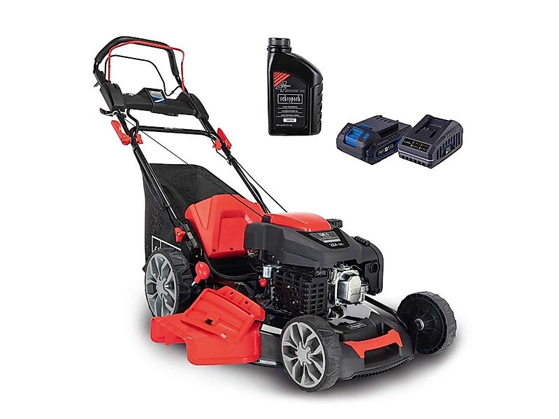 Scheppach Benzinrasenmäher MS225-56E, 56 cm Schnittbreite, (Set), 224 cm³, günstig online kaufen