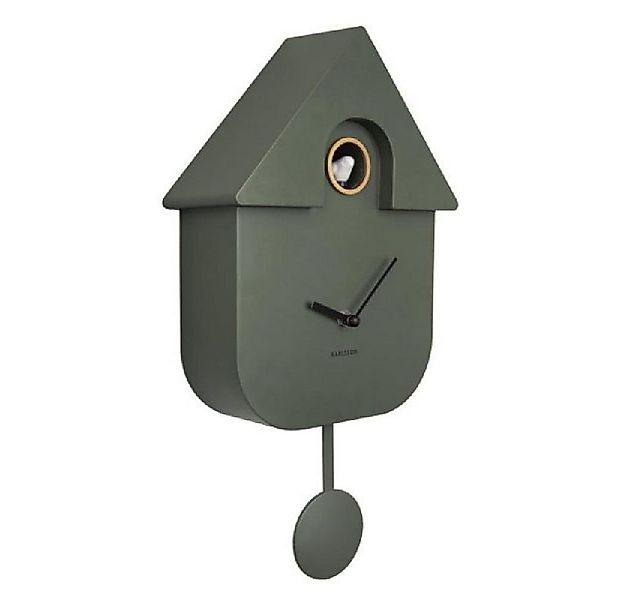 Karlsson Uhr Wanduhr Modern Cuckoo Jungle Green günstig online kaufen