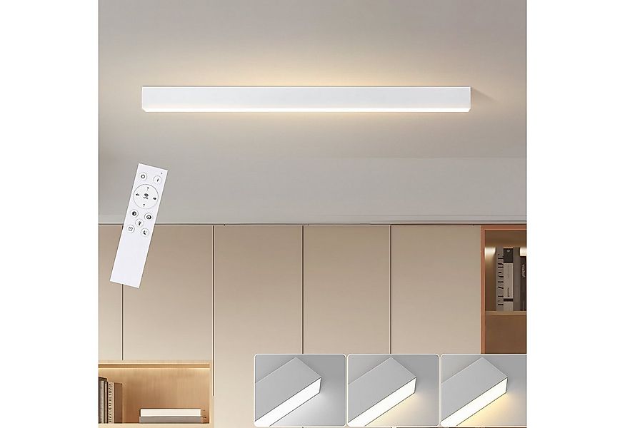Nettlife Deckenleuchten 80CM Lang Weiß Deckenbeleuchtung Wohnzimmerlampe, D günstig online kaufen