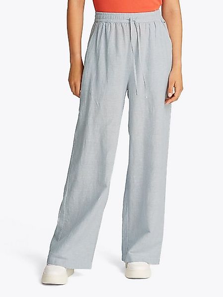 Tommy Jeans Webhose TJW LINEN PANT mit Logostickerei günstig online kaufen