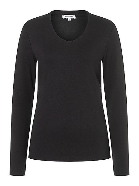 MORE&MORE Langarmshirt Basic-Stretch-Shirt günstig online kaufen