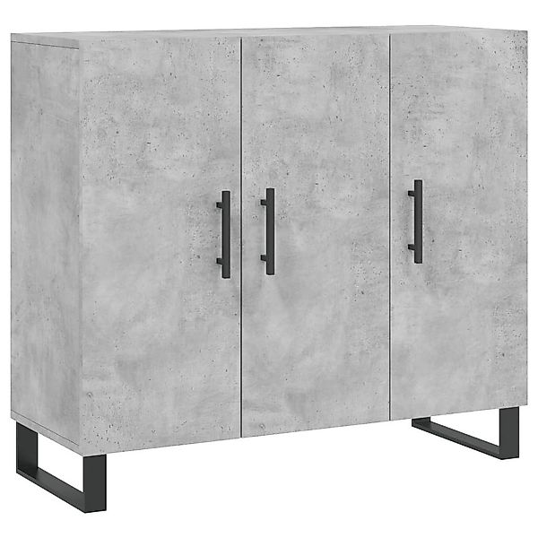 vidaXL Sideboard Sideboard Betongrau 90x34x80 cm günstig online kaufen