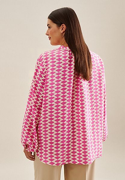 seidensticker Klassische Bluse "Schwarze Rose", Langarm Kragen Geometrische günstig online kaufen