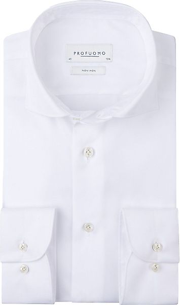 Profuomo Twill Hemd Weiß - Größe 40 günstig online kaufen