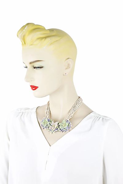 COLLEZIONE ALESSANDRO Kette mit Anhänger "Eleni" 8 reihige Glasperlenkette günstig online kaufen