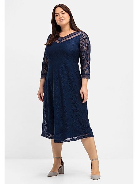 Sheego Abendkleid Große Größen aus elastischer günstig online kaufen