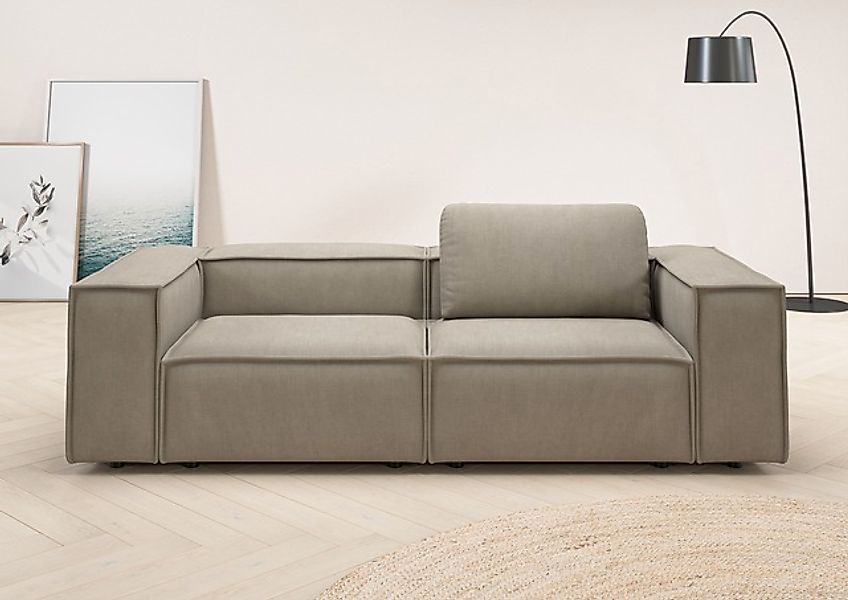 Home affaire 2-Sitzer »Watertown, modernes Sofa 246 cm breit, auch in Feinc günstig online kaufen