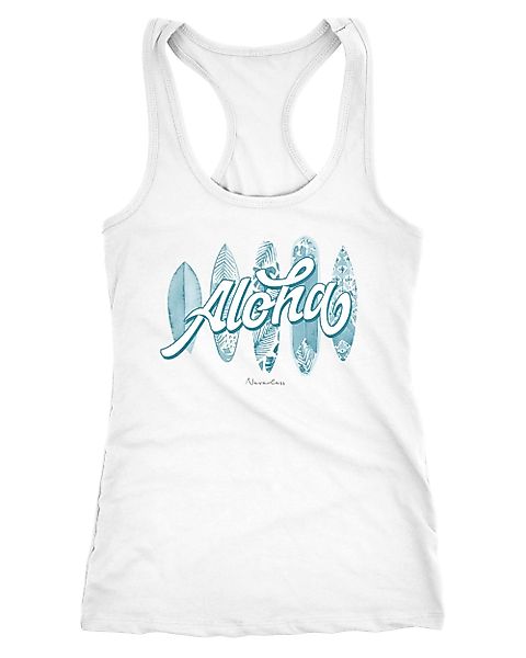 Neverless Tanktop Damen Tank-Top Aloha Surf günstig online kaufen