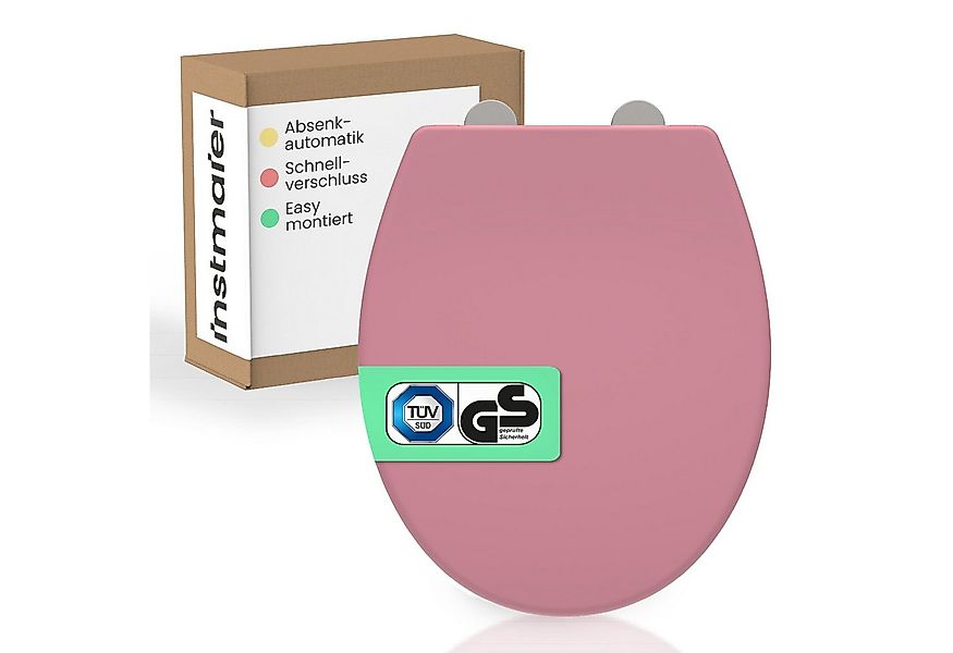 instmaier WC-Sitz instmaier Helma, Toilettendeckel mit Absenkautomatik, Abs günstig online kaufen