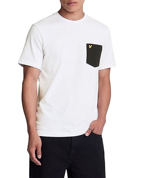 Lyle & Scott T-Shirt Basic Herren, 100% Baumwolle, Kontrast Brusttasche günstig online kaufen
