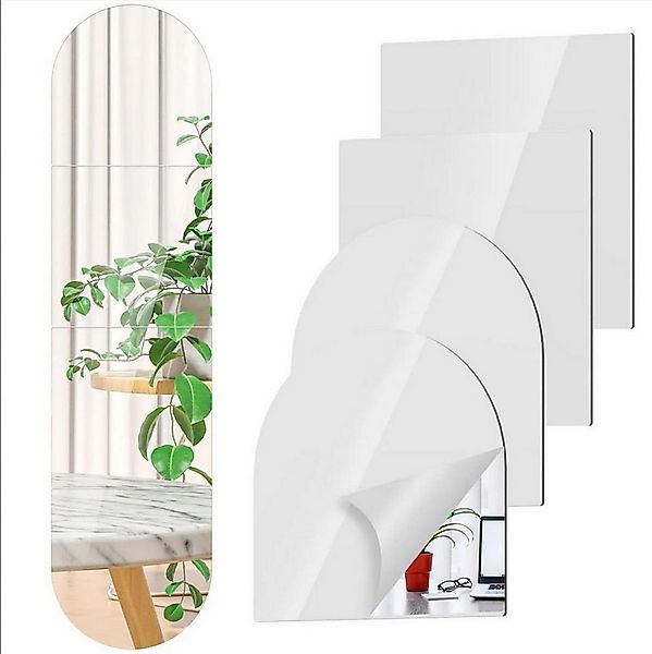 Coonoor Wandspiegel 4 Stück Ganzkörperspiegel für Wände,Wandmontage, Rahmen günstig online kaufen