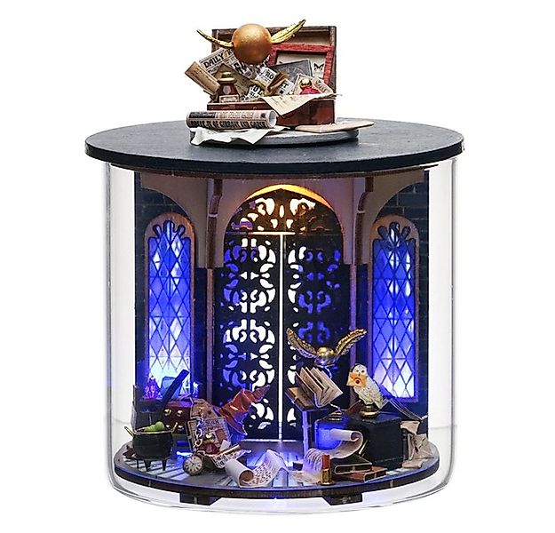 Cute Room 3D-Puzzle Puppenhaus Miniatur DIY hölzernes Zauber Tür, Puzzletei günstig online kaufen