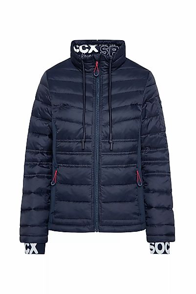 SOCCX Steppjacke, ohne Kapuze, mit Windfangleiste günstig online kaufen