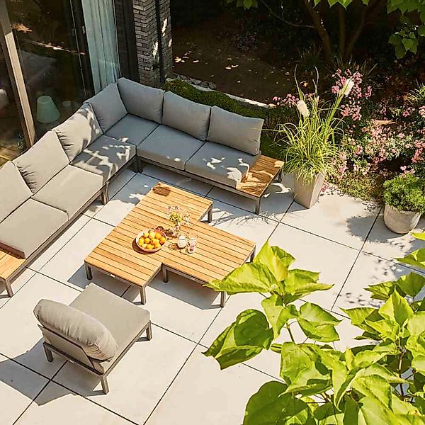 Siena Garden Gartenlounge-Set "Alvida" 8 Stk. tlg. günstig online kaufen