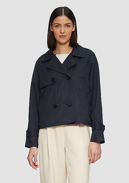 s.Oliver Funktionsjacke Outdoor-Jacke Cabanjacke mit Raglanärmeln und Strei günstig online kaufen