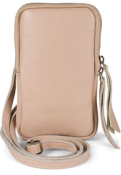 styleBREAKER Mini Bag Echtleder Handy Umhängetasche günstig online kaufen