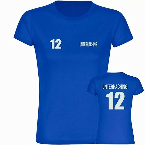 multifanshop T-Shirt Damen Unterhaching - Trikot Nummer 12 - Frauen günstig online kaufen