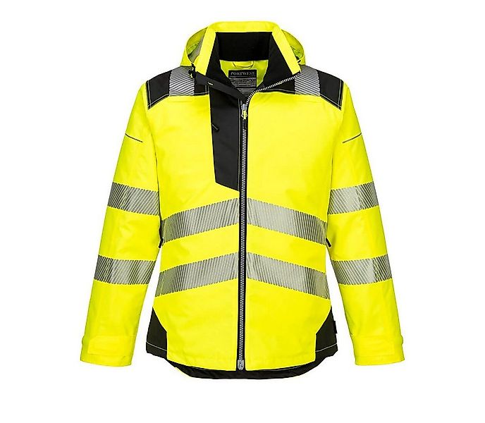 Portwest Arbeitsjacke T400 - PW3 Warnschutz-Winterjacke mit Kapuze günstig online kaufen