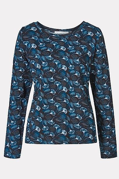 Himalaya Clothing Langarmshirt Damen Oberteil mit floralem Allover-Print - günstig online kaufen