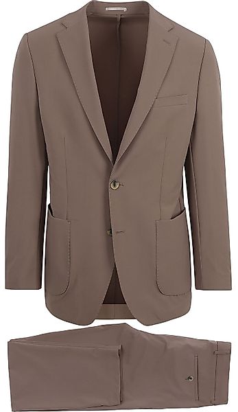 Suitable Travel Tech Herrenanzug Braun - Größe 54 günstig online kaufen