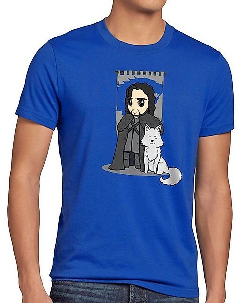 style3 T-Shirt Jon Schnee chibi snow der nachtwache game of thrones günstig online kaufen