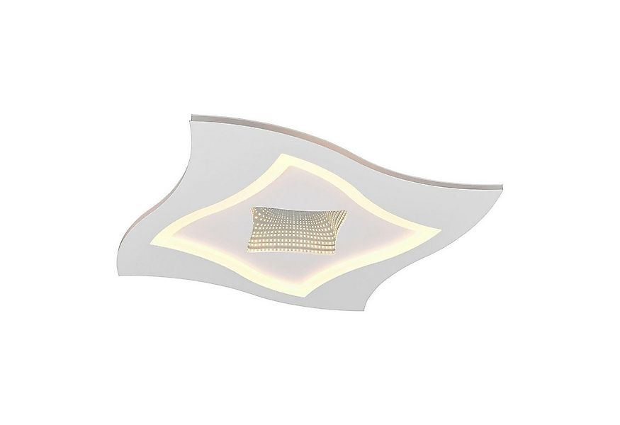 TRIO Leuchten LED Deckenleuchte KLINT, Weiß matt, Metall, mit Fernbedienung günstig online kaufen