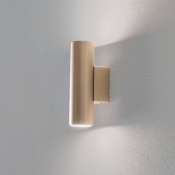 Wandleuchte Marion Plus, gold, GU10, Stahl, Höhe 18 cm günstig online kaufen