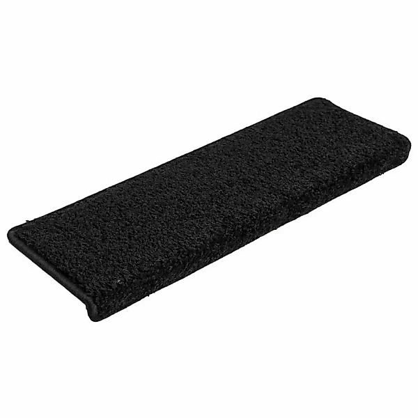 Teppich-treppenstufen 15 Stk. 65 X 25 Cm Schwarz günstig online kaufen