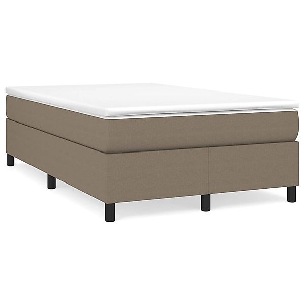 vidaXL Boxspringbett Taupe 120x200 cm Stoff1367352 günstig online kaufen