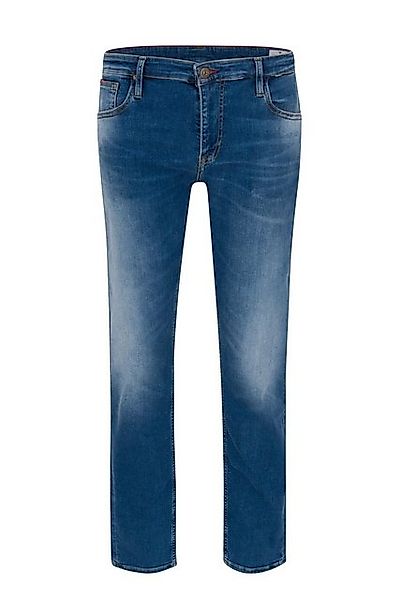 MAC Slim-fit-Jeans MAC Slim Fit mit Saumumschlag in Dark Blue Net Was (1-tl günstig online kaufen