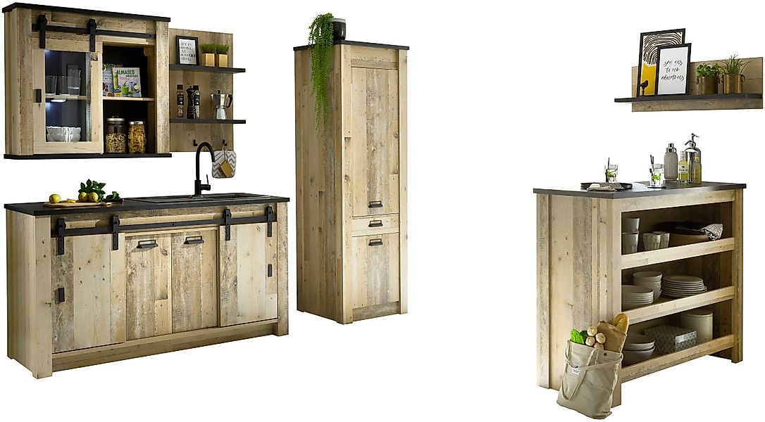 Home affaire Küche Sherwood, Breite 240 günstig online kaufen