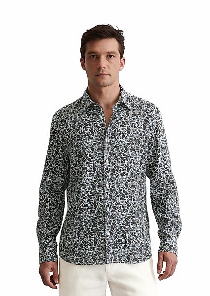 Marc OPolo Langarmhemd "aus reinem Leinen" günstig online kaufen