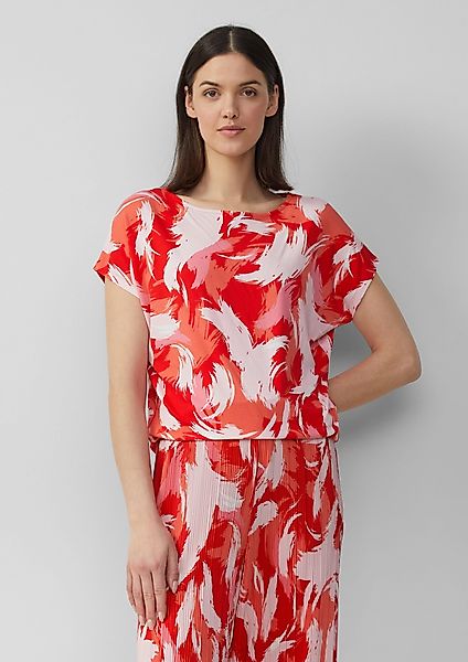 s.Oliver Shirttop Viskosemix-T-Shirt im Relaxed Fit günstig online kaufen