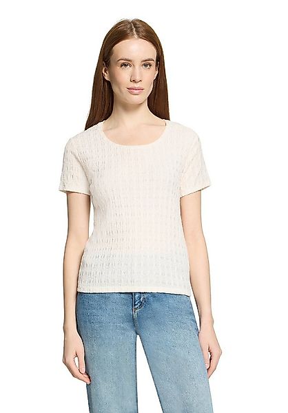 Cartoon Kurzarmshirt Damen mit Struktur (1-tlg) günstig online kaufen