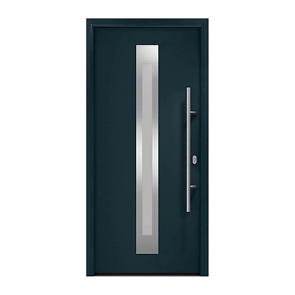 EcoStar Haustür Isopro IP 770S Anthrazitgrau 110 cm x 210 cm DIN R günstig online kaufen
