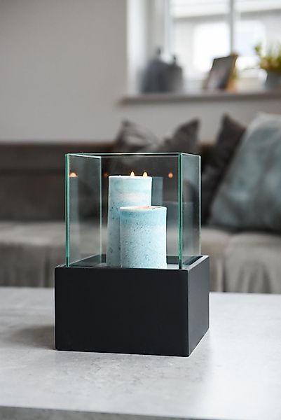 VIVANNO Windlicht Fiberglas CANDELITA Rechteckig - günstig online kaufen