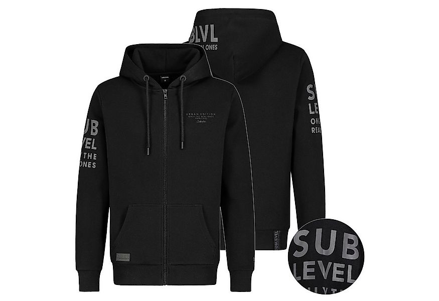 SUBLEVEL Sweatjacke Herren Sweat Jacke Hoodie Kapuzenpullover Übergangs Her günstig online kaufen