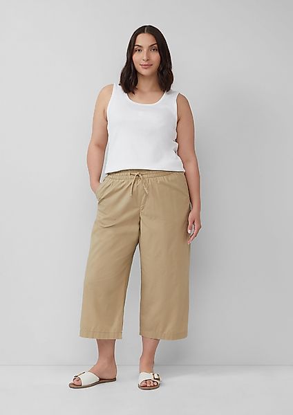 s.Oliver Stoffhose Leichte Culotte aus Baumwollmix günstig online kaufen